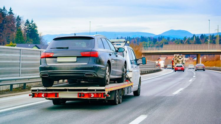 Importing a car to Poland -  tow truck